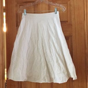 White picnic skirt
